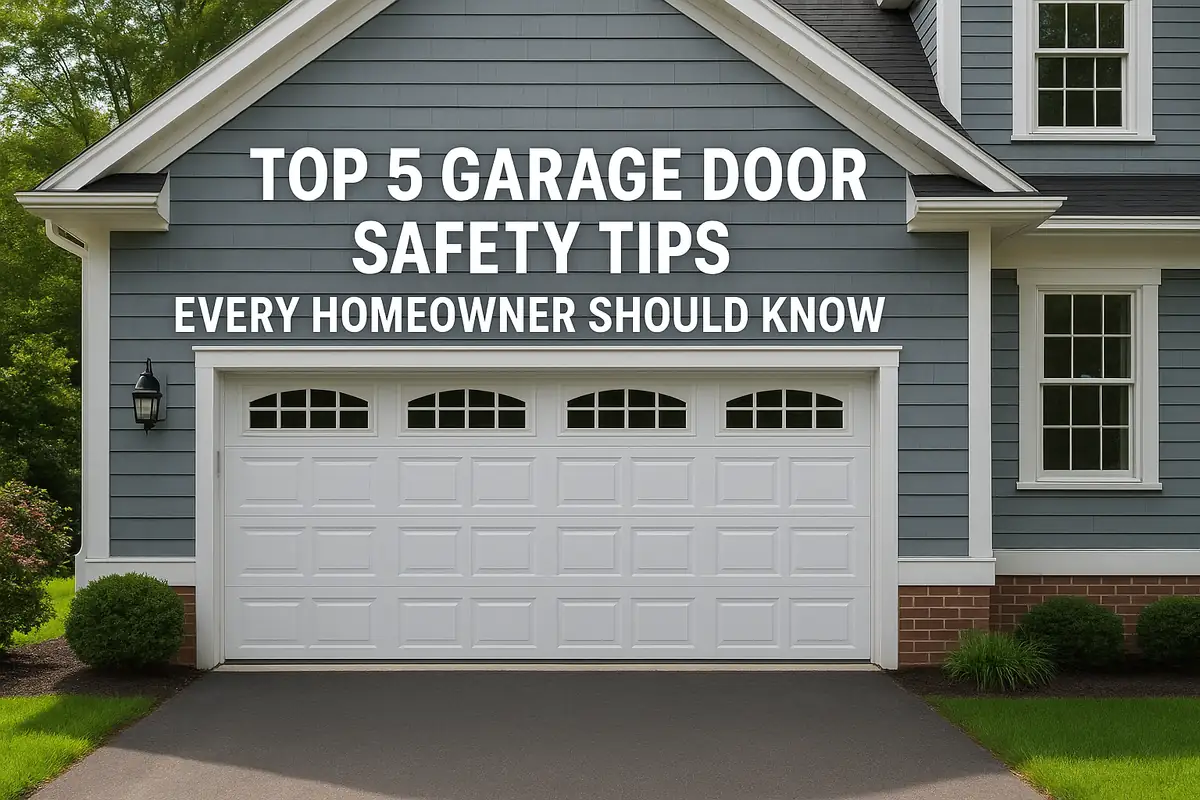 Top 5 Garage Door Safety Tips Every Huntington Beach Homeowner Should Know