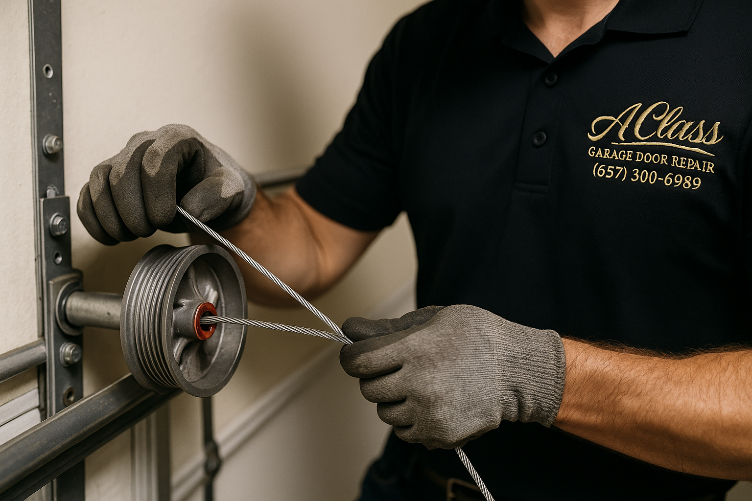 Garage Door Cable Repair in Huntington Beach