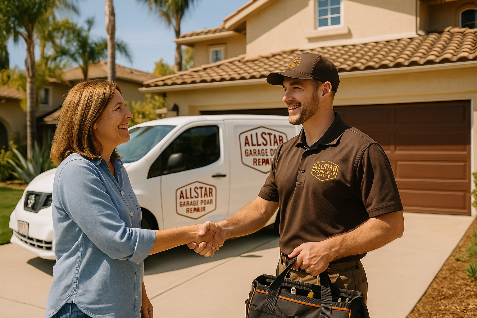 Garage door services in Harbor Hills, CA