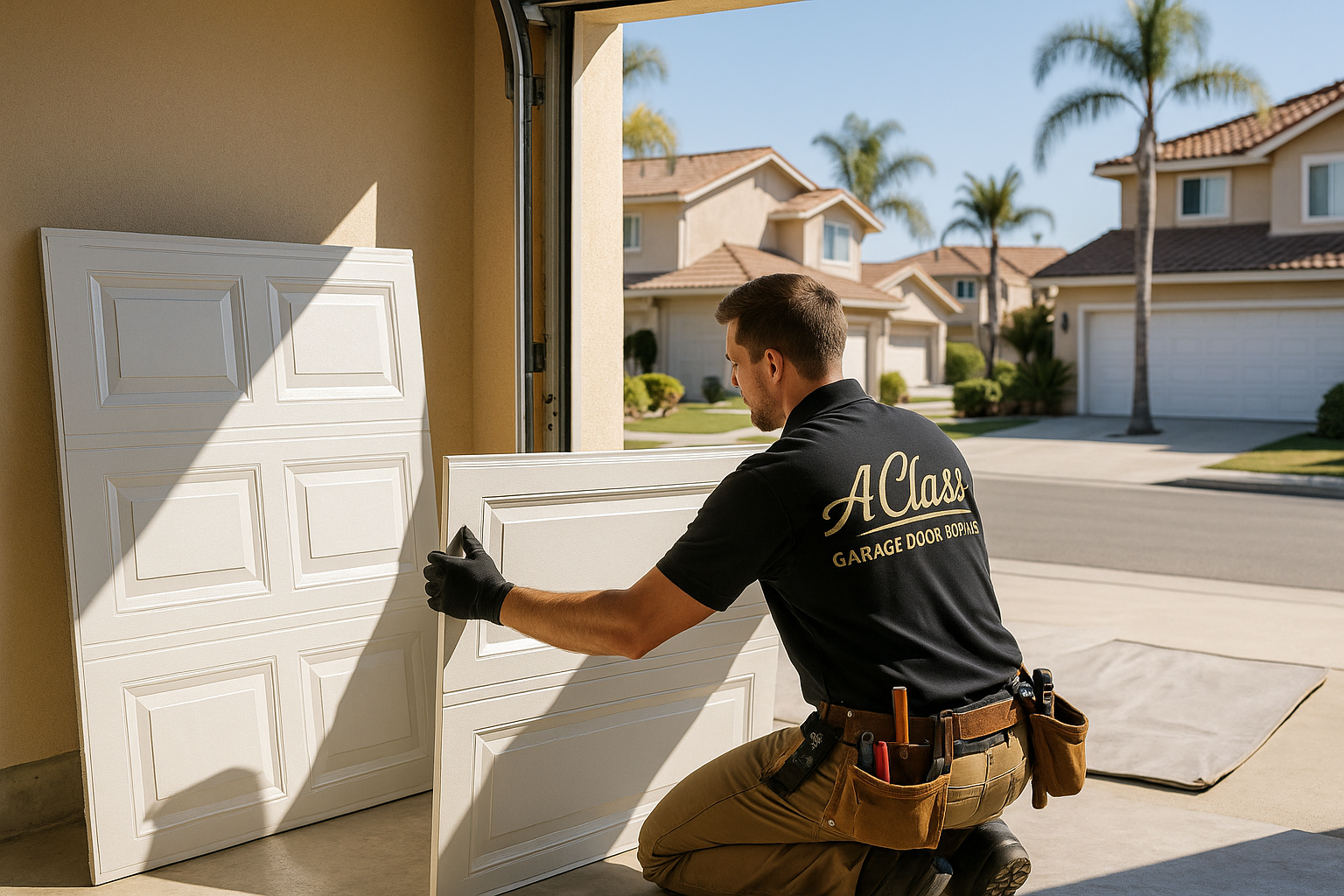 Garage Door Panel Replacement in Huntington Beach