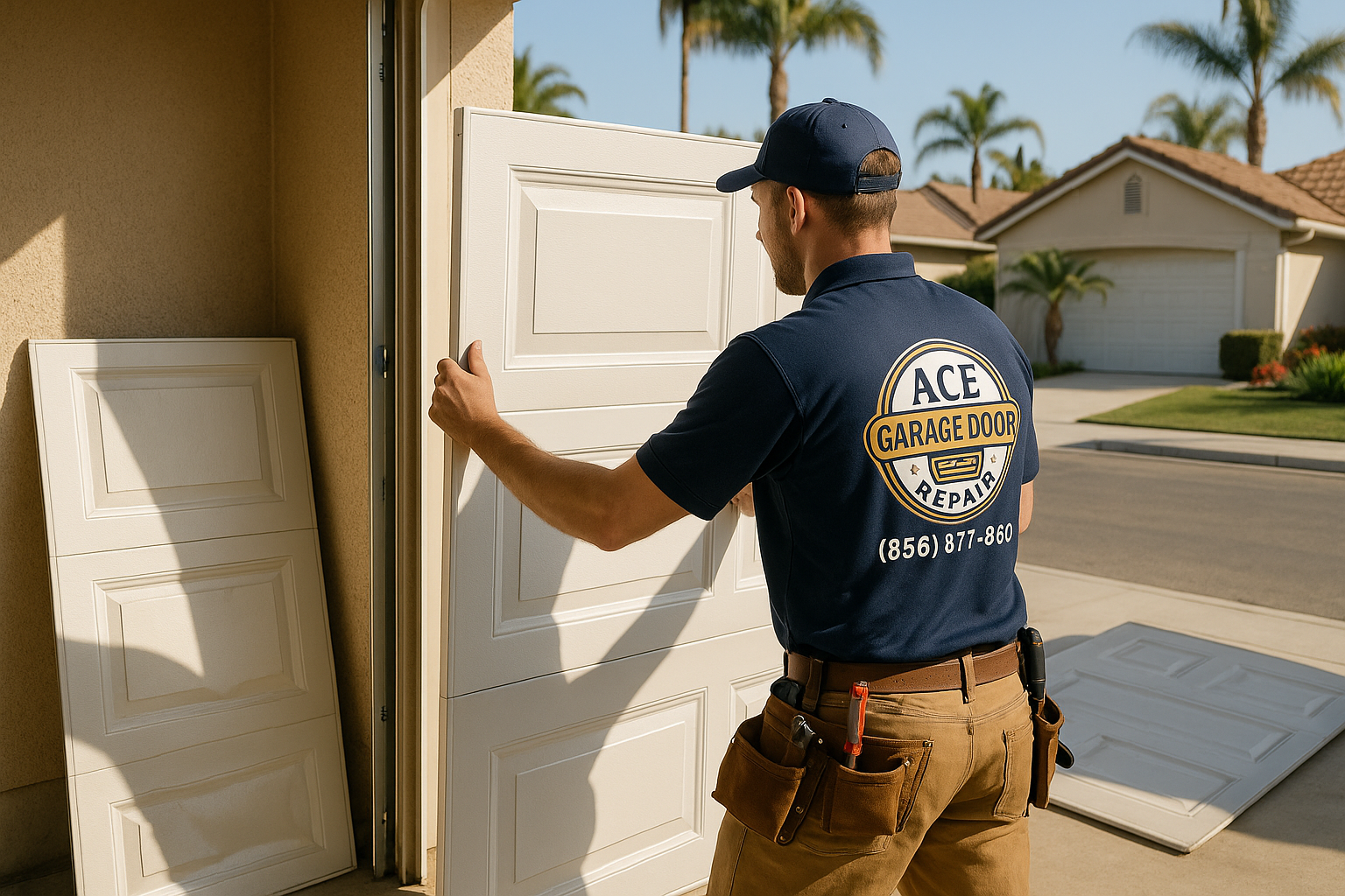 Garage Door Panel Replacement service in Newport Beach
