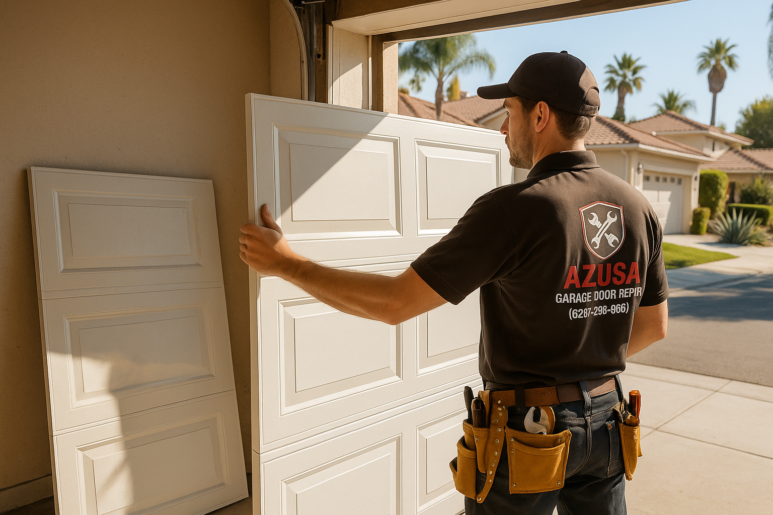 Garage Door Panel Replacement service in Downey
