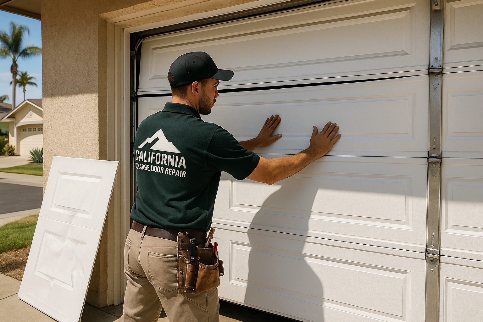 Garage Door Panel Replacement service in Torrance