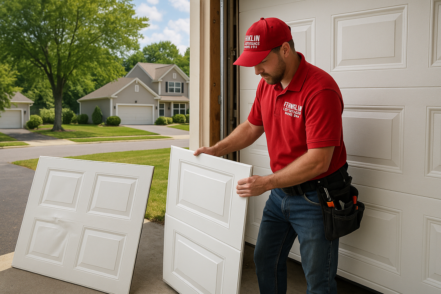 Garage Door Panel Replacement service in Norwalk