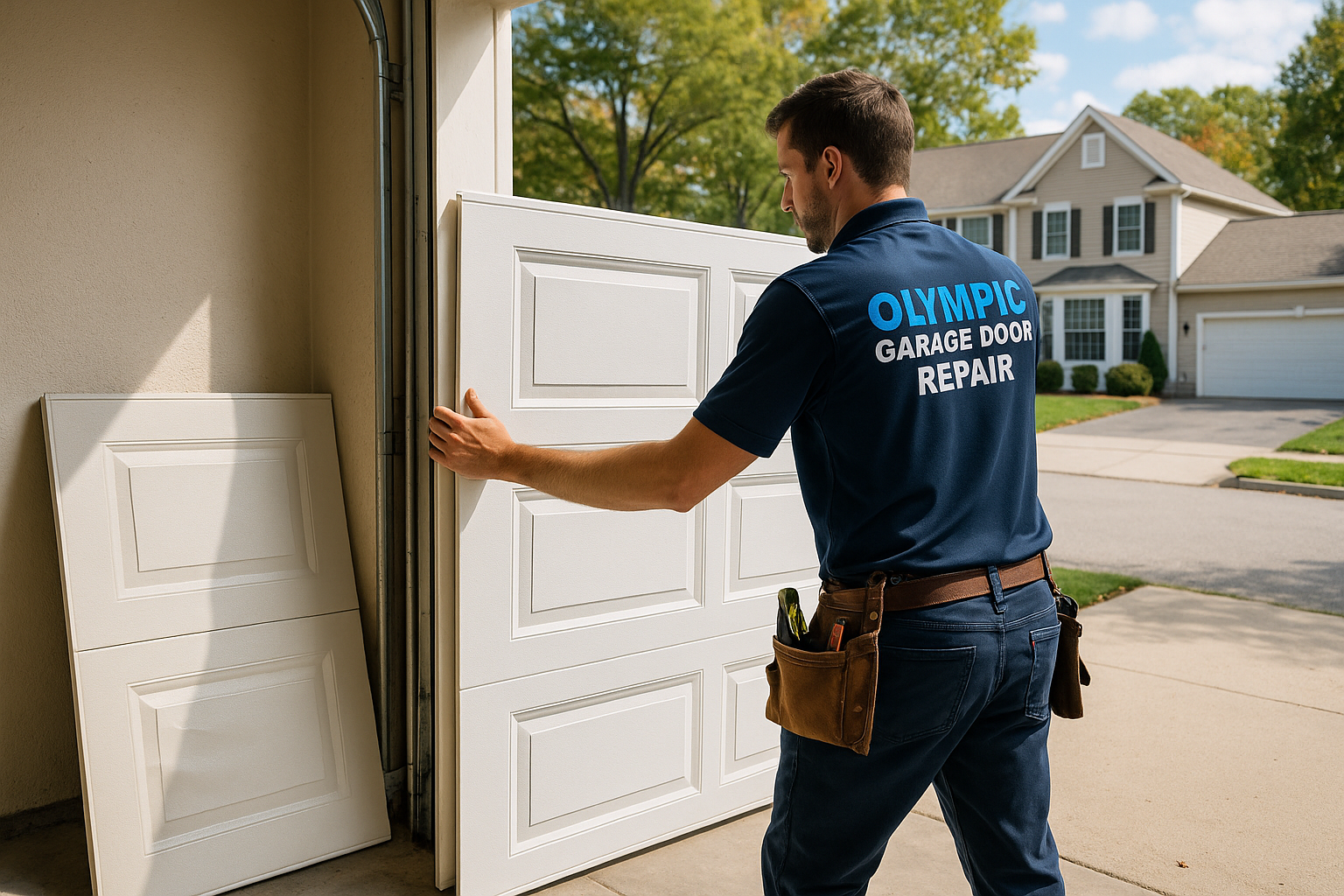 Garage Door Panel Replacement service in Placentia