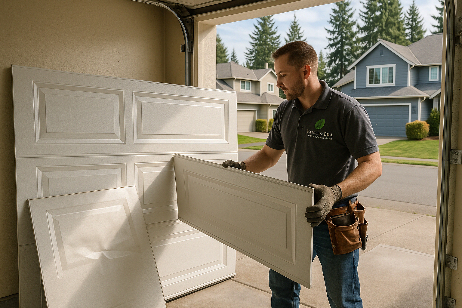 Garage Door Panel Replacement service in Pico Rivera