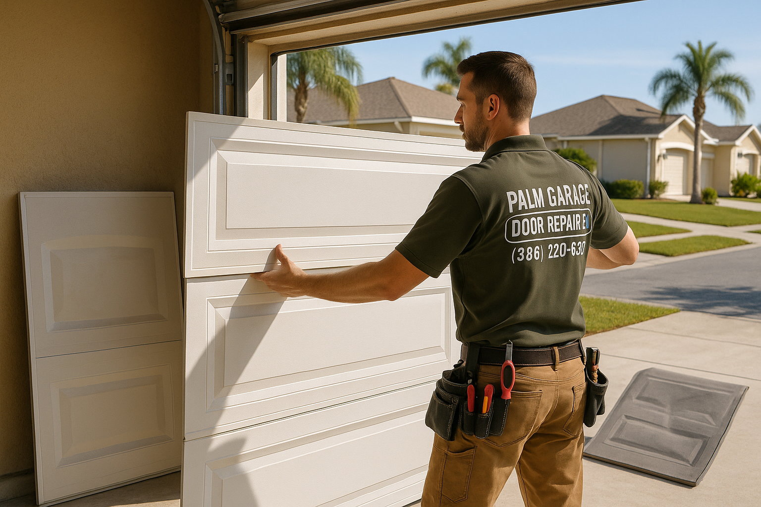 Garage Door Panel Replacement service in Bellflower