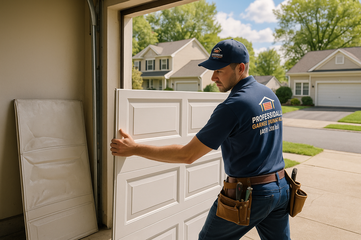 Garage Door Panel Replacement service in Paramount