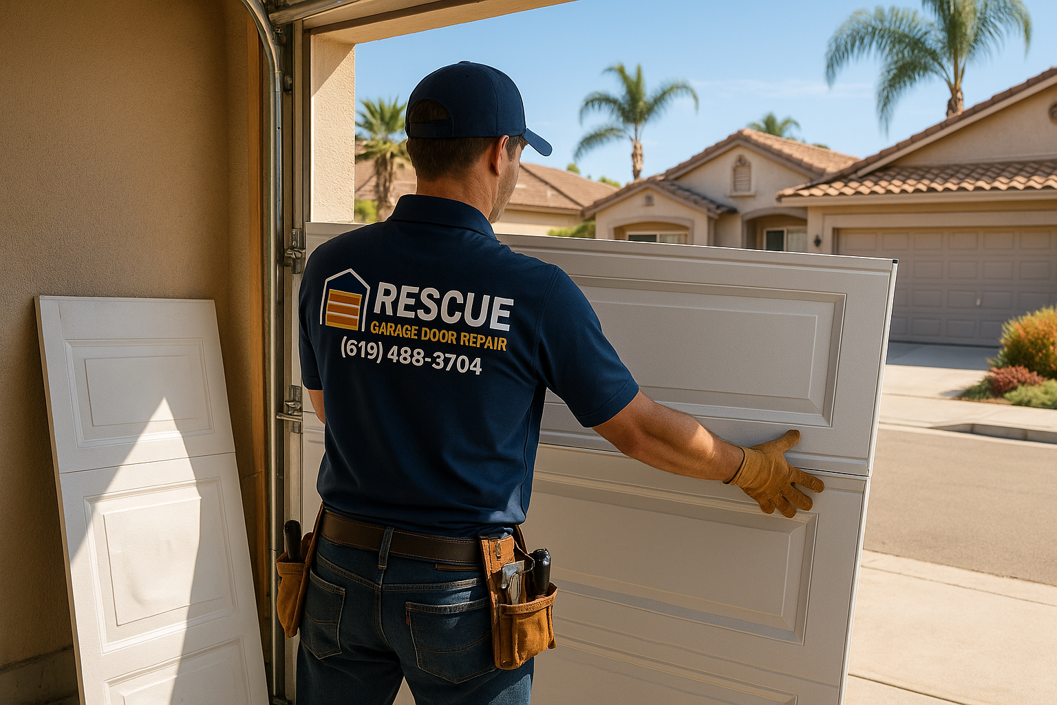 Garage Door Panel Replacement service in Huntington Park