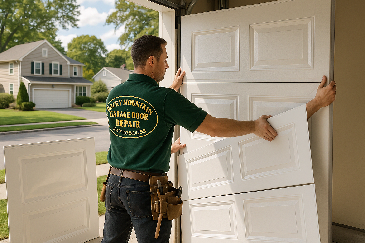 Garage Door Panel Replacement service in Signal Hill
