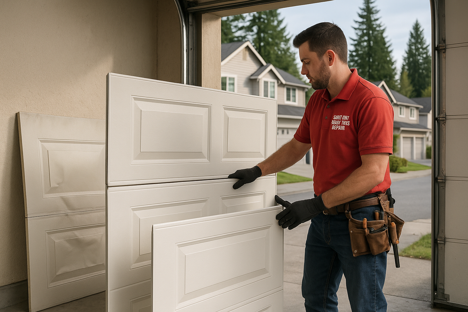 Garage Door Panel Replacement service in Ladera Ranch