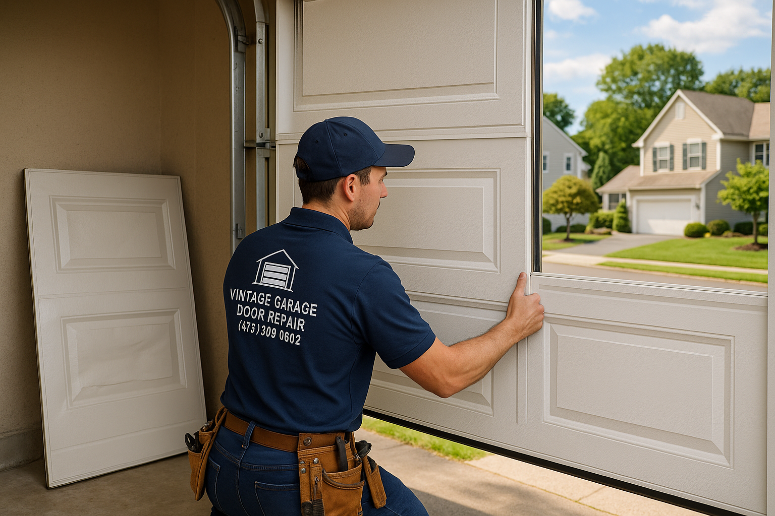 Garage Door Panel Replacement service in Tustin