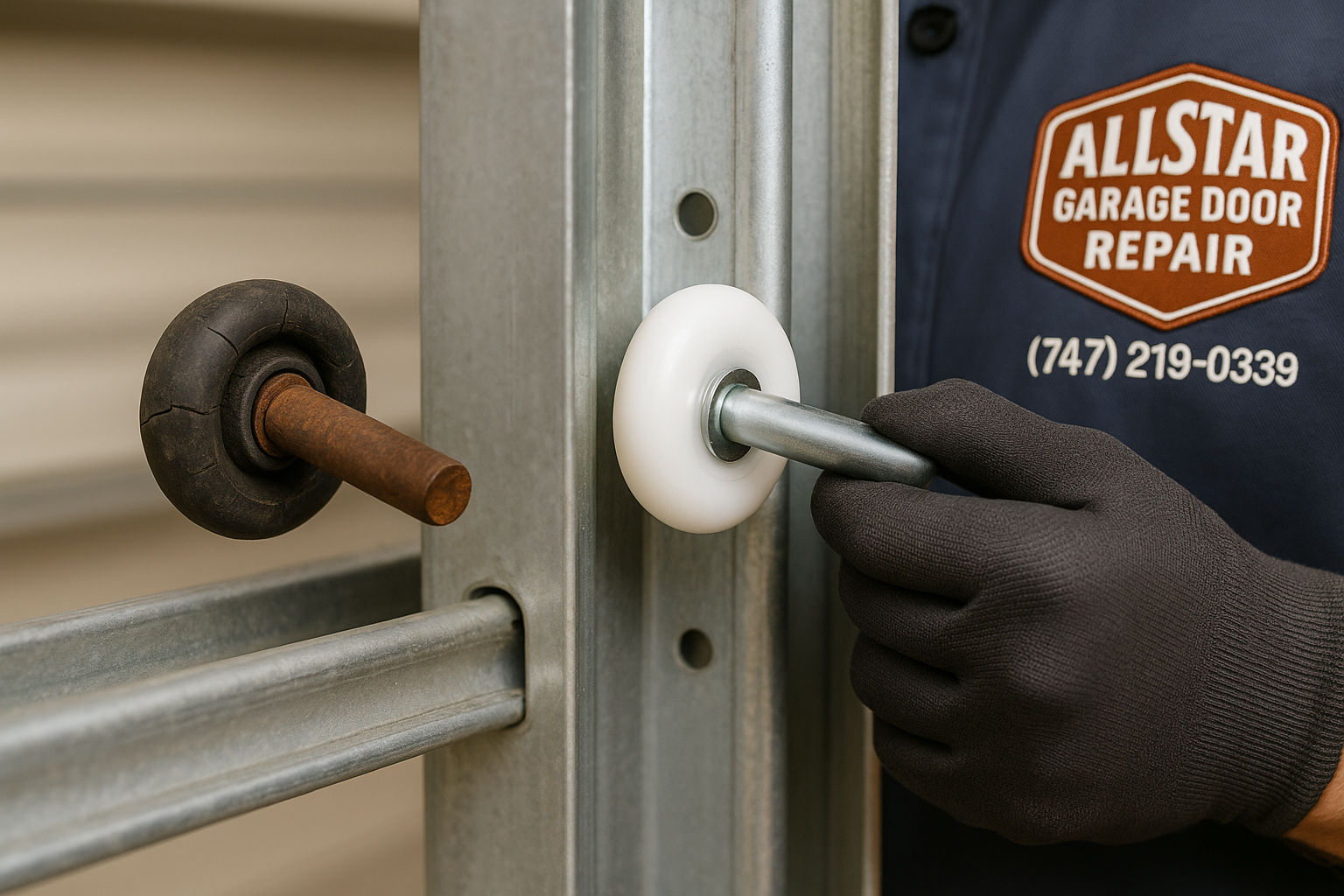Garage Door Roller Replacement service in La Puente