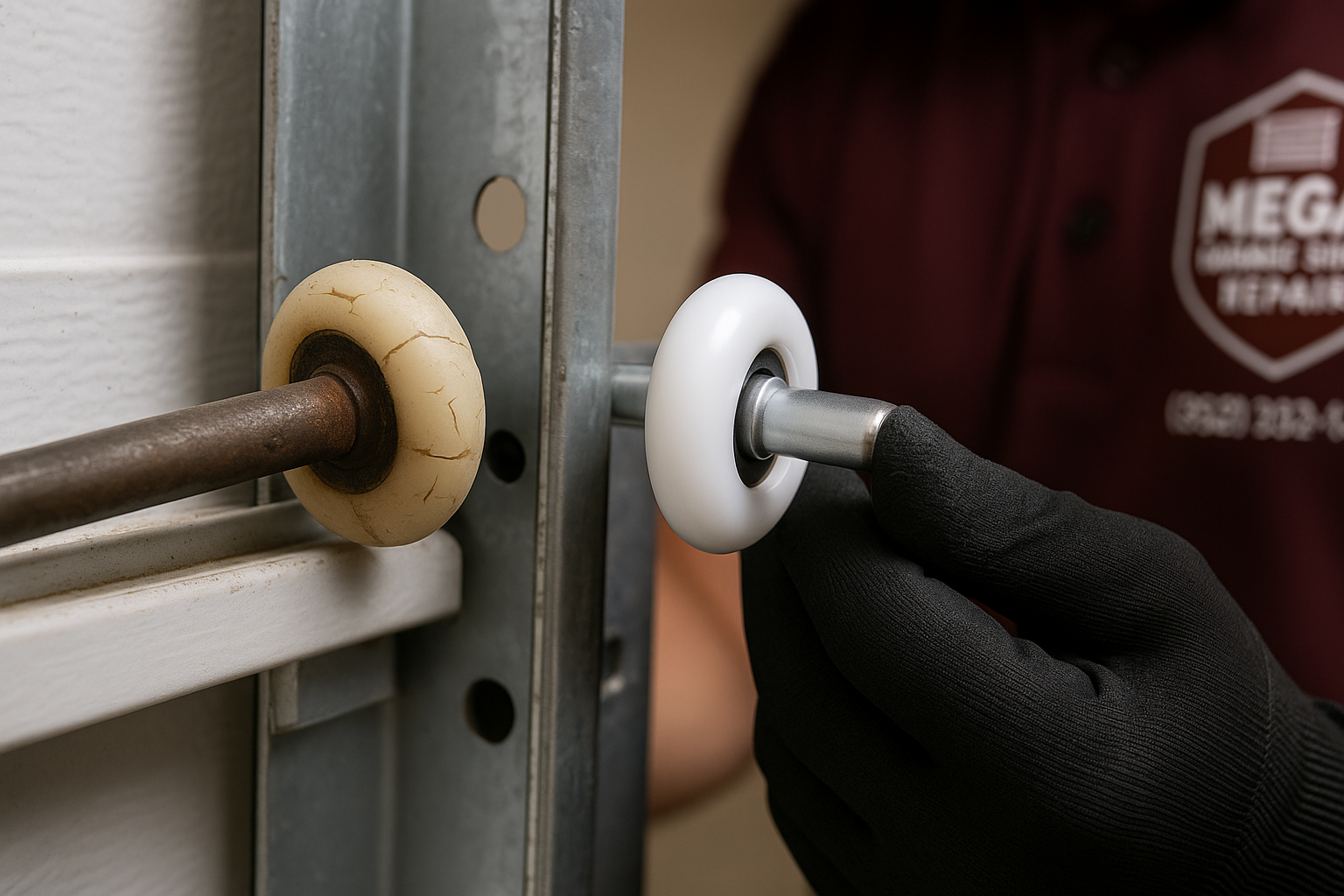 Garage Door Roller Replacement service in Cudahy