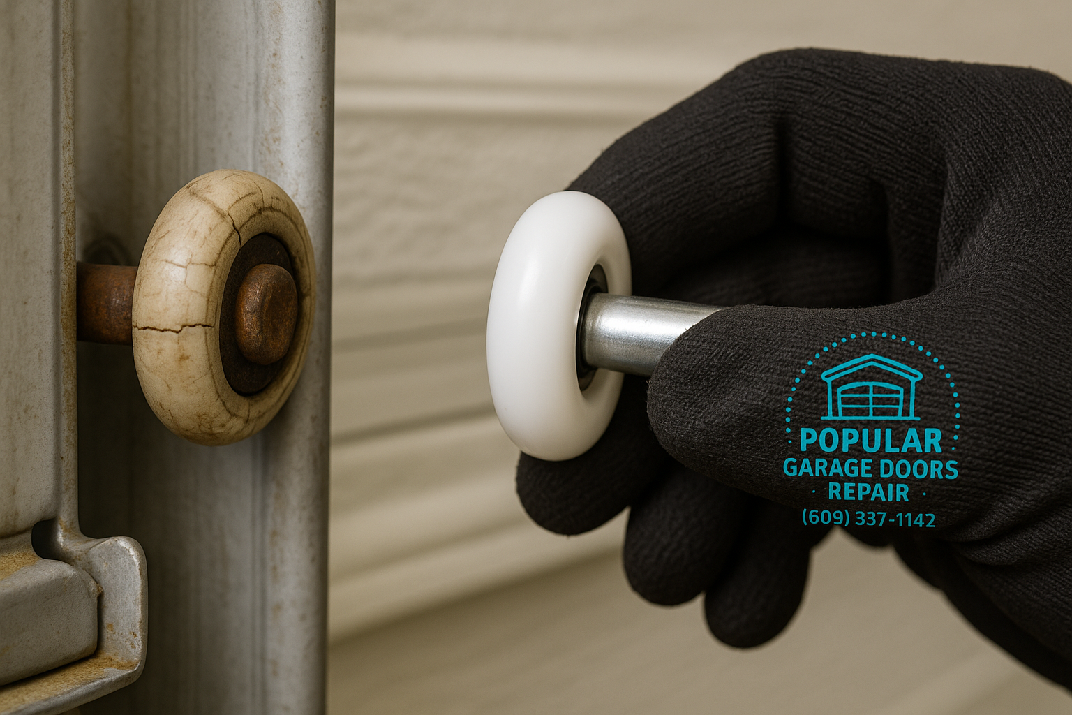 Garage Door Roller Replacement service in Montebello