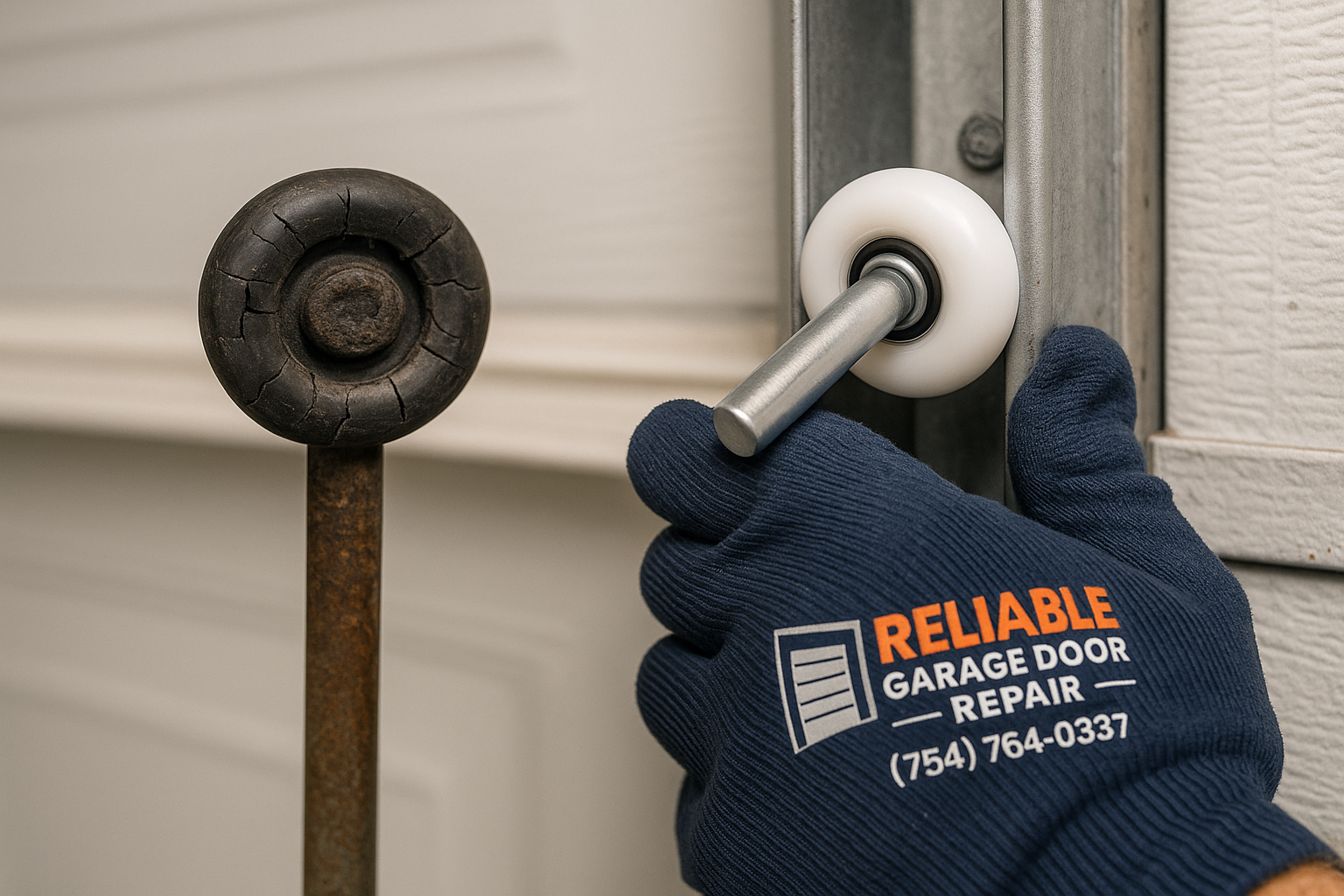 Garage Door Roller Replacement service in Harbor Pines