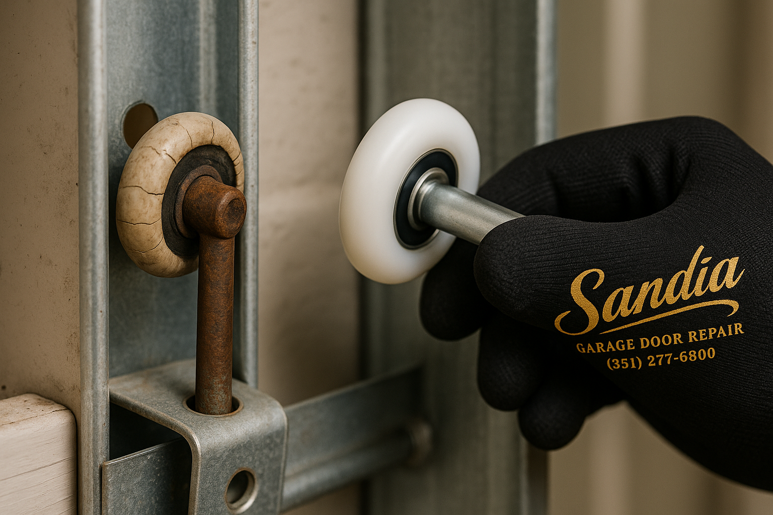 Garage Door Roller Replacement service in Orange