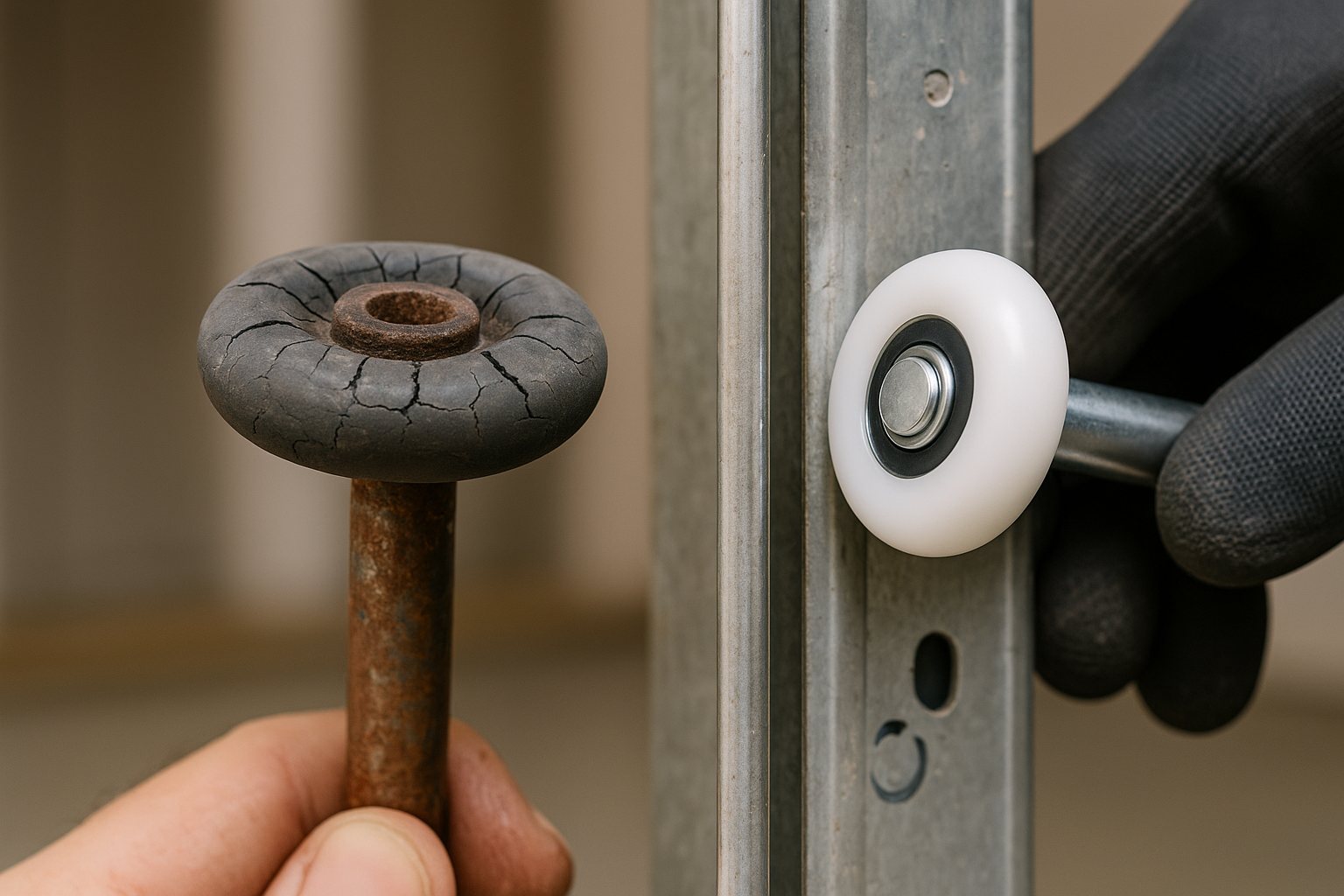 Garage Door Roller Replacement service in Paramount