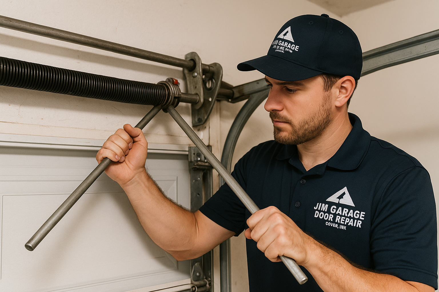 Garage Door Spring Repair service in Cypress